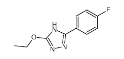 1H-1,2,4-Triazole,3-ethoxy-5-(4-fluorophenyl)-(9CI)结构式