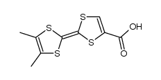 6,7-dimethyltetrathiafulvalene-6-carboxylic acid Structure