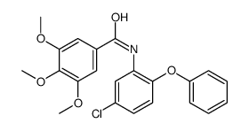 N-(5-chloro-2-phenoxyphenyl)-3,4,5-trimethoxybenzamide Structure