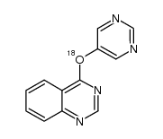 (18)O-4-(pyrimidin-5-yloxy)quinazoline结构式