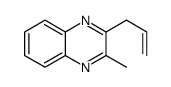 Quinoxaline, 2-methyl-3-(2-propenyl)- (9CI)结构式