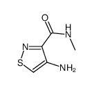 3-Isothiazolecarboxamide,4-amino-N-methyl-(9CI) structure