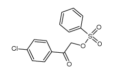 p-chlorophenacyl benzenesulphonate Structure