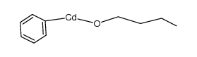butoxy(phenyl)cadmium Structure