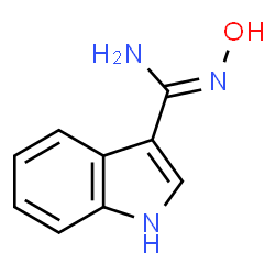 N'-hydroxy-1H-indole-3-carboximidamide结构式