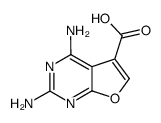 2,4‐diaminofuro[2,3‐d]pyrimidine‐5‐carboxylic acid Structure