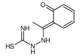 [1-(6-oxocyclohexa-2,4-dien-1-ylidene)ethylamino]thiourea Structure