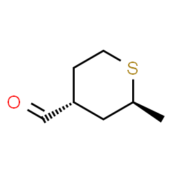 2H-Thiopyran-4-carboxaldehyde, tetrahydro-2-methyl-, trans- (9CI) picture