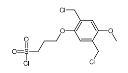 3-[2 5-BIS(CHLOROMETHYL)-4-METHOXYPHENO& Structure