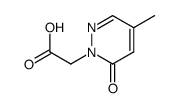 [4-methyl-6-oxopyridazin-1(6H)-yl]acetic acid Structure