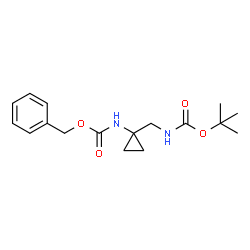 benzyl N-[1-({[(tert-butoxy)carbonyl]amino}methyl)cyclopropyl]carbamate picture