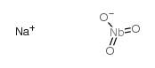Sodium niobium oxide Structure
