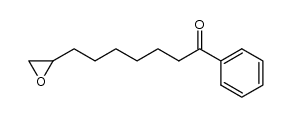 8,9-epoxy-1-phenyl-1-nonanone结构式