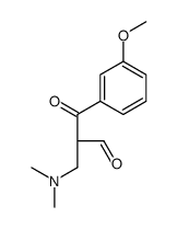 (2S)-2-[(Dimethylamino)methyl]-3-(3-methoxyphenyl)-3-oxopropanal结构式