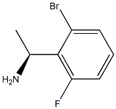 (1S)-1-(2-BROMO-6-FLUOROPHENYL)ETHYLAMINE Structure