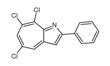 5,7,8-trichloro-2-phenyl-1-aza-azulene结构式