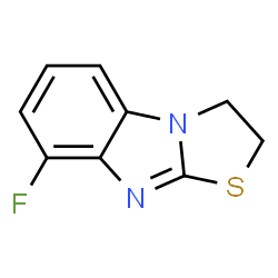 Thiazolo[3,2-a]benzimidazole, 8-fluoro-2,3-dihydro- (9CI) structure