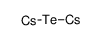 dicesium telluride Structure