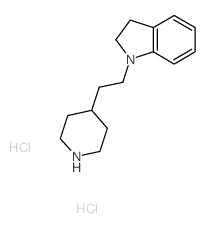 1-[2-(4-Piperidinyl)ethyl]indoline dihydrochloride结构式