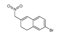 7-溴-3-(硝基甲基)-1,2-二氢萘结构式
