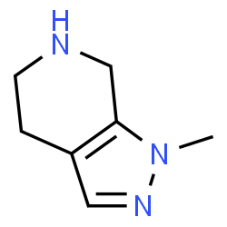 1-甲基-4,5,6,7-四氢-1H-吡唑并[3,4-C]吡啶结构式