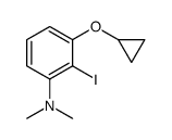 3-cyclopropyloxy-2-iodo-N,N-dimethylaniline Structure