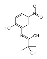 2-hydroxy-N-(2-hydroxy-5-nitrophenyl)-2-methylpropanamide结构式