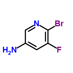 5-Amino-2-bromo-3-fluoropyridine Structure