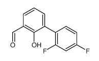 3-(2,4-difluorophenyl)-2-hydroxybenzaldehyde Structure