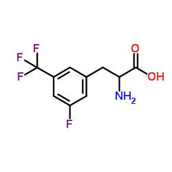 3-FLUORO-5-(TRIFLUOROMETHYL)-DL-PHENYLALANINE Structure