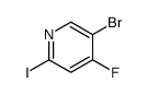 5-bromo-4-fluoro-2-iodopyridine structure