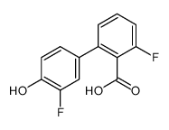 2-fluoro-6-(3-fluoro-4-hydroxyphenyl)benzoic acid Structure