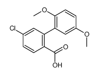 4-chloro-2-(2,5-dimethoxyphenyl)benzoic acid Structure