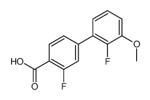 2-fluoro-4-(2-fluoro-3-methoxyphenyl)benzoic acid Structure