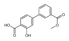 2-hydroxy-4-(3-methoxycarbonylphenyl)benzoic acid Structure