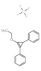 Cyclopropenylium, ethoxydiphenyl-, tetrafluoroborate(1-)结构式