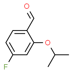 4-Fluoro-2-isopropoxybenzaldehyde structure