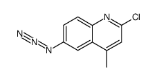 6-azido-2-chloro-4-methylquinoline结构式