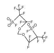 3,3'-(methylenebis(oxy))bis(1,1,1,2,3,3-hexafluoropropane-2-sulfonyl fluoride)结构式