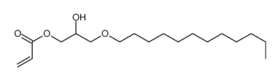 (3-dodecoxy-2-hydroxypropyl) prop-2-enoate结构式