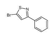 5-溴-3-苯基异噻唑结构式