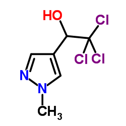 2,2,2-Trichloro-1-(1-methyl-1H-pyrazol-4-yl)ethanol结构式