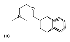 11-((2-Dimethylaminoethoxy)methyl)-9,10-dihydro-9,10-ethanoanthracene hydrochloride结构式
