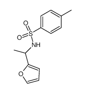 N-(1-(furan-2-yl)ethyl)-4-methylbenzenesulfonamide结构式