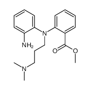 2-[(2-Aminophenyl)[3-(dimethylamino)propyl]amino]benzoic acid methyl ester Structure