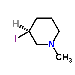 (3S)-3-Iodo-1-methylpiperidine Structure