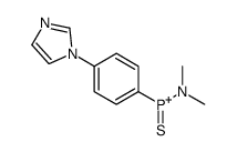 p-Imidazol-1-yl-N,N-dimethyl-P-phenyl-phosphinothioic amide结构式