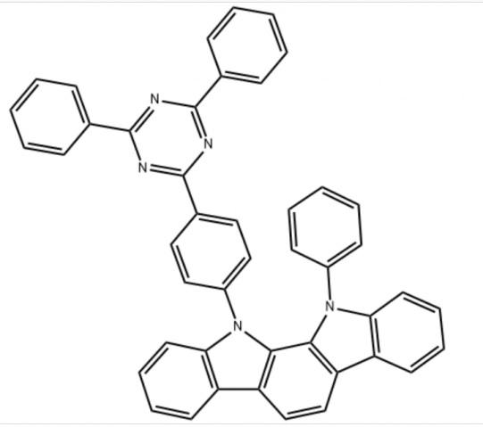 11-(4-(4,6-diphenyl-1,3,5-triazin-2-yl) phenyl)-12-phenyl-11,12-dihydroindolo[2,3-a]carbazole picture