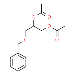 3-(Phenylmethoxy)-1,2-propanediol diacetate结构式