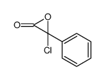 3-chloro-3-phenyloxiran-2-one Structure